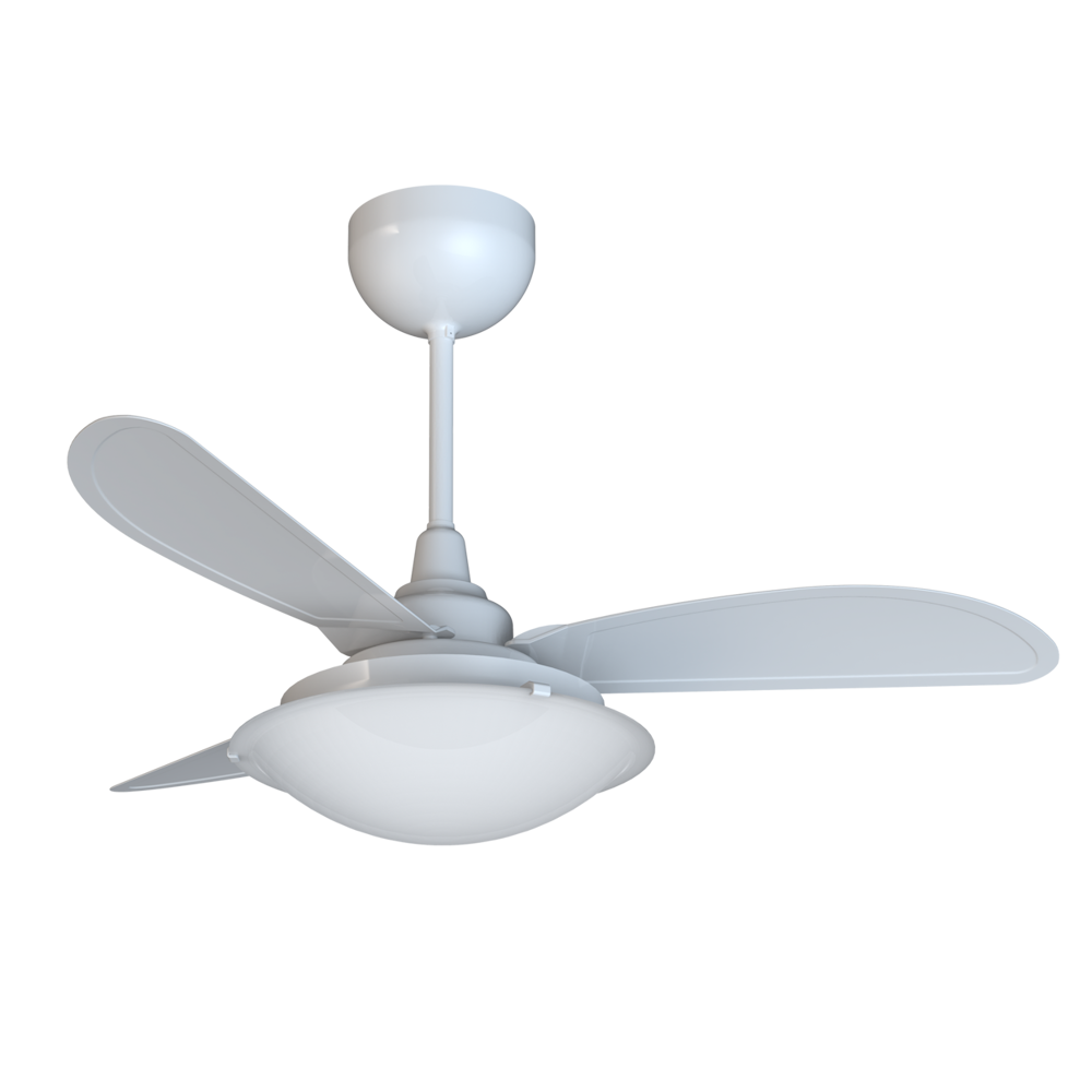 Ventilador de Teto Inverter Sunny Ventisol Luminária em Led e Controle Remoto Branco Bivolt