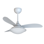 Ventilador de Teto Inverter Sunny Ventisol Luminária em Led e Controle Remoto Branco Bivolt