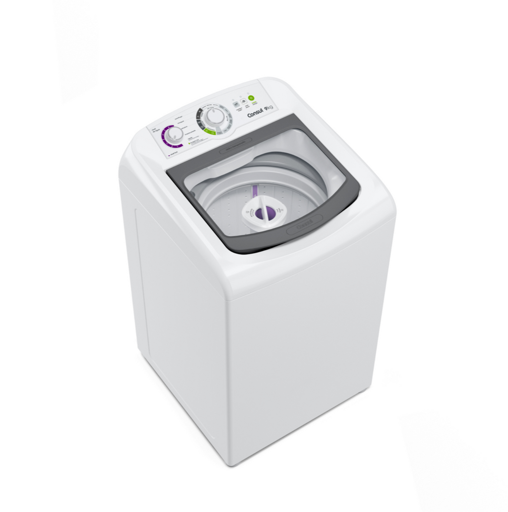 Lavadora de Roupas Consul 9Kg CWB09BB Ciclo Edredom Branco 220V