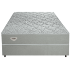 Conjunto Cama Box Luno Casal Ecoflex 138x888x61cm Molas Ensacadas PWS Prata