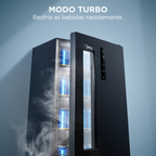Cervejeira Flex Midea 82L Frigobar ou Adega Preto 220V