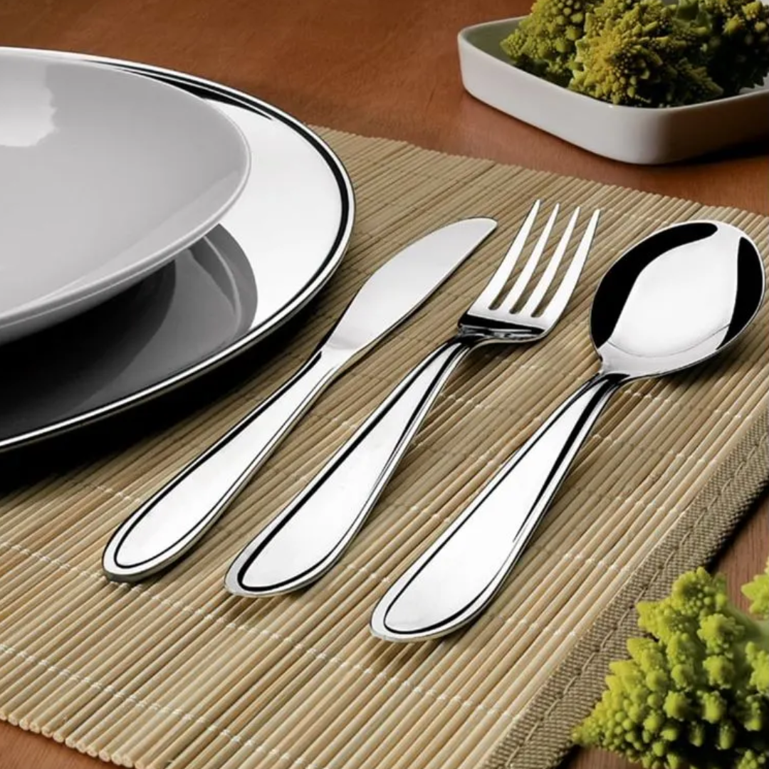 Faqueiro Brinox em Aço Inoxidável 42 Peças Linha Lyon Inox