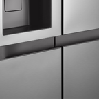 Refrigerador LG 638L Side By Side Inverter com Água e Gelo na Porta Inox Look Bivolt