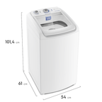 Lavadora de Roupas Electrolux 9kg LED09  Efficient Care Branco 220V
