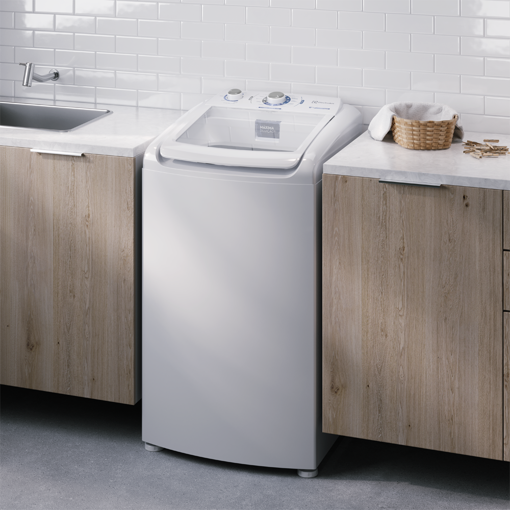 Lavadora de Roupas Electrolux 9kg LED09  Efficient Care Branco 220V