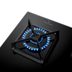 Cooktop à Gás Brastemp 5 Bocas BDS85AE Grades em Ferro Fundido Vidro Preto Bivolt