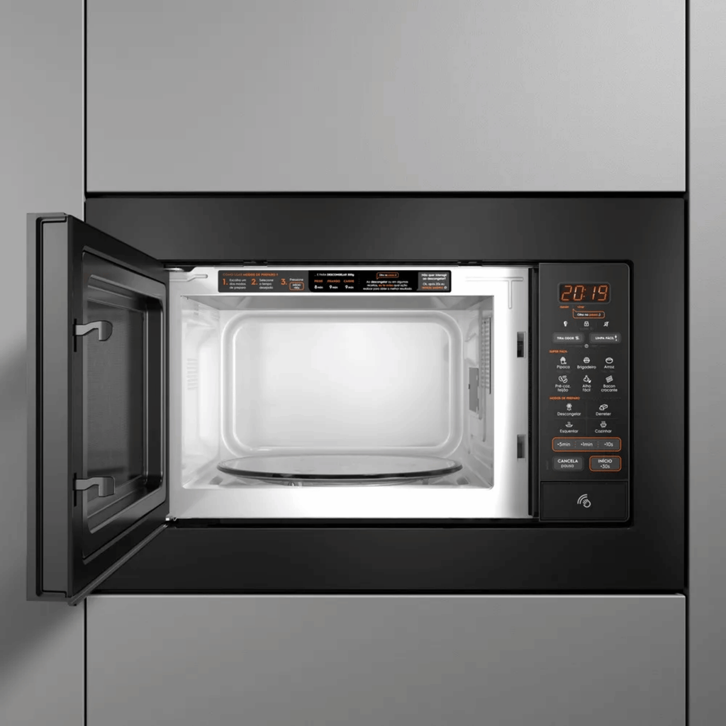 Kit Forno de Embutir Elétrico Electrolux 80L OE8EL + Micro-ondas de Embutir Continental 27L MC2EP 220V