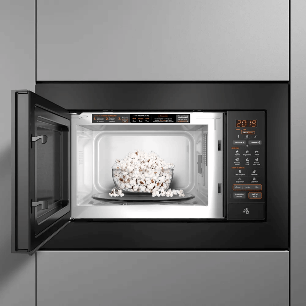 Kit Forno de Embutir Elétrico Electrolux 80L OE8EL + Micro-ondas de Embutir Continental 27L MC2EP 220V