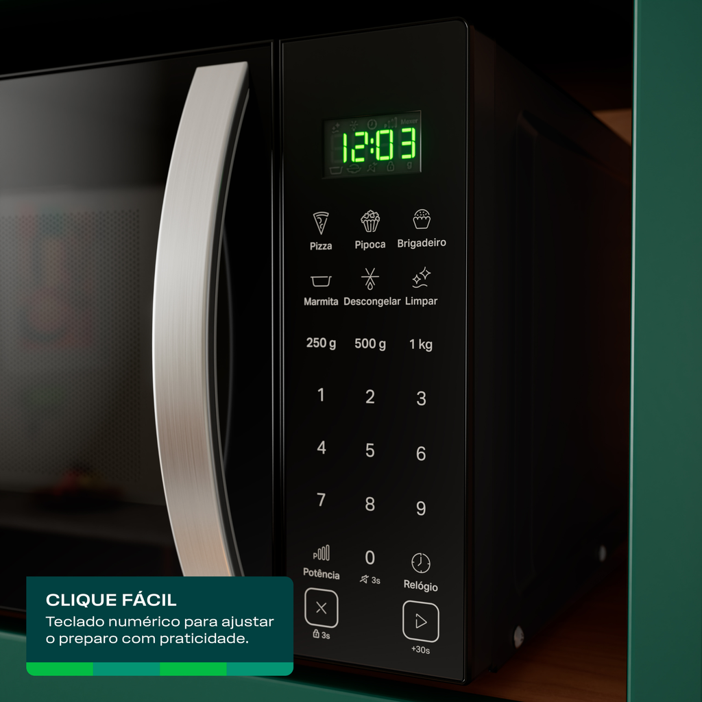 Micro-ondas Consul 23L Função Marmita CMS23AE Preto 220V