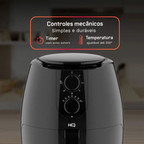 Fritadeira Elétrica Sem Óleo Air Fryer 5L HQ AF5LMP Preto 220V