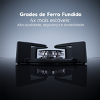 Cooktop a Gás Electrolux 5 Bocas KE5GC Experience Multi Chama Preto Bivolt
