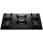 Cooktop a Gás Electrolux 5 Bocas KE5GC Experience Multi Chama Preto Bivolt