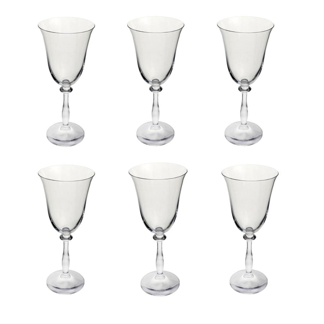 Jogo de 6 Taças Para Vinho Full-Fit em Cristal Ecológico 250ml