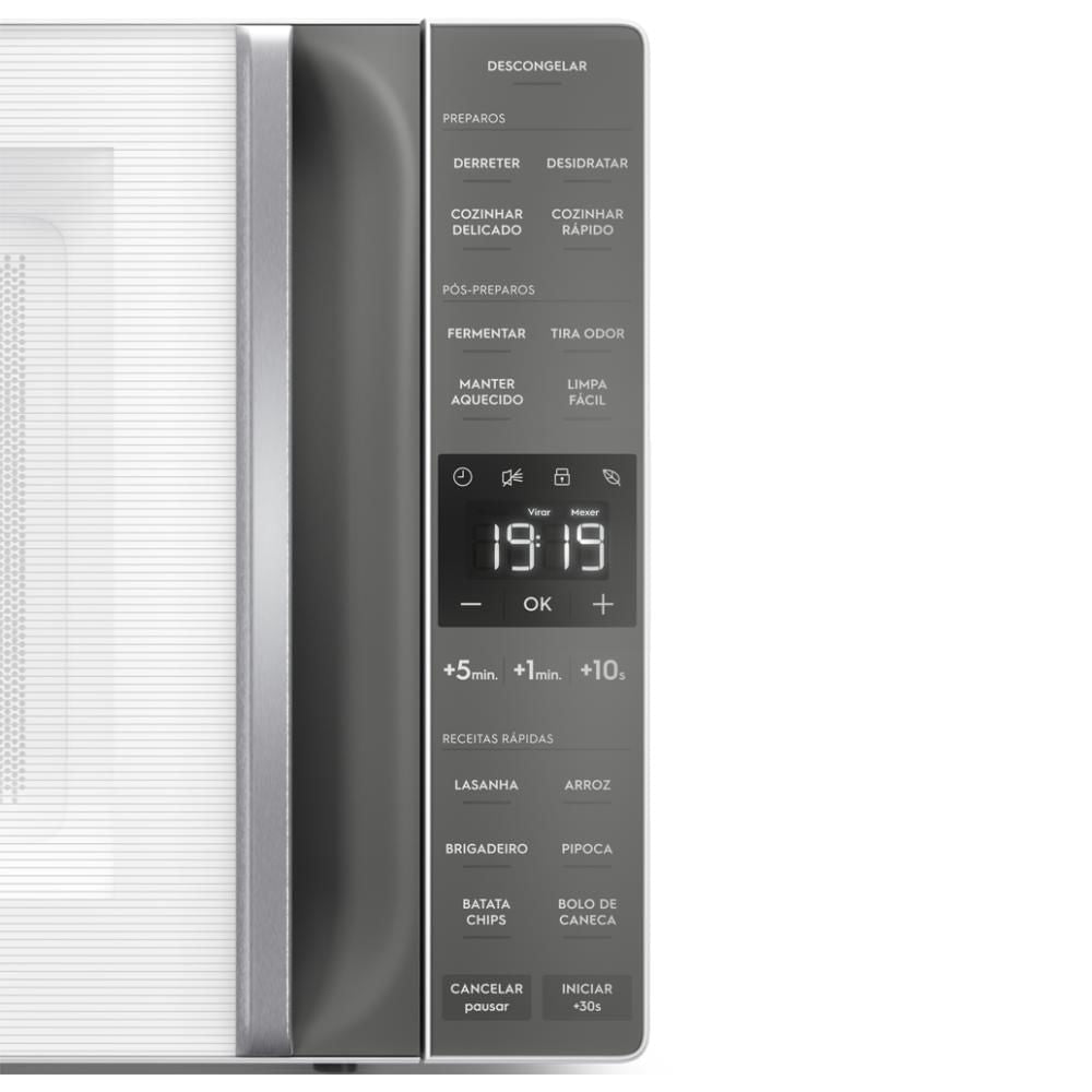 Micro-ondas Electrolux 36L Efficient com Descongelamento Assistido Branco 220V