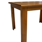 Mesa Retangular Requinte Matte 120x80cm Tampo Madeira Mel