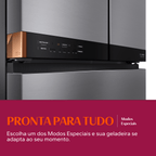 Refrigerador Brastemp 630L BRO88AKXNA 3 Portas Inteligente B=Smart French Door Inverter Inox Bivolt