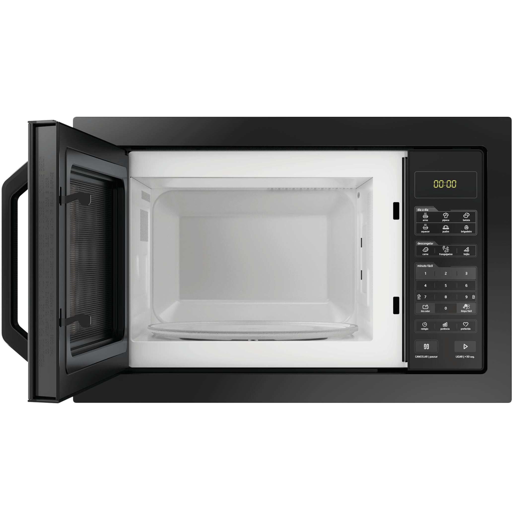 Kit Midea de Embutir Forno Elétrico 80L AirFryer + Micro-ondas 35L 220V