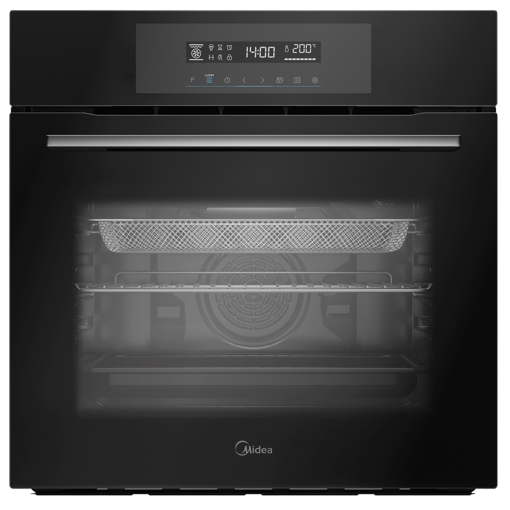 Kit Midea de Embutir Forno Elétrico 80L AirFryer + Micro-ondas 35L 220V