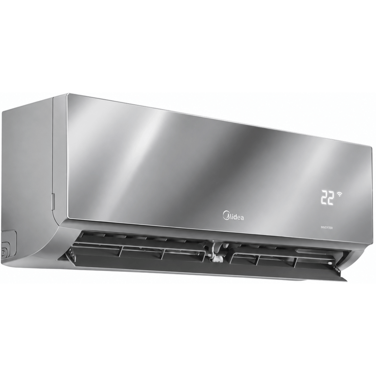 Ar-Condicionado Split Inverter 12000 BTUs Midea Xtreme Quente e Frio Prata Espelhado 220V