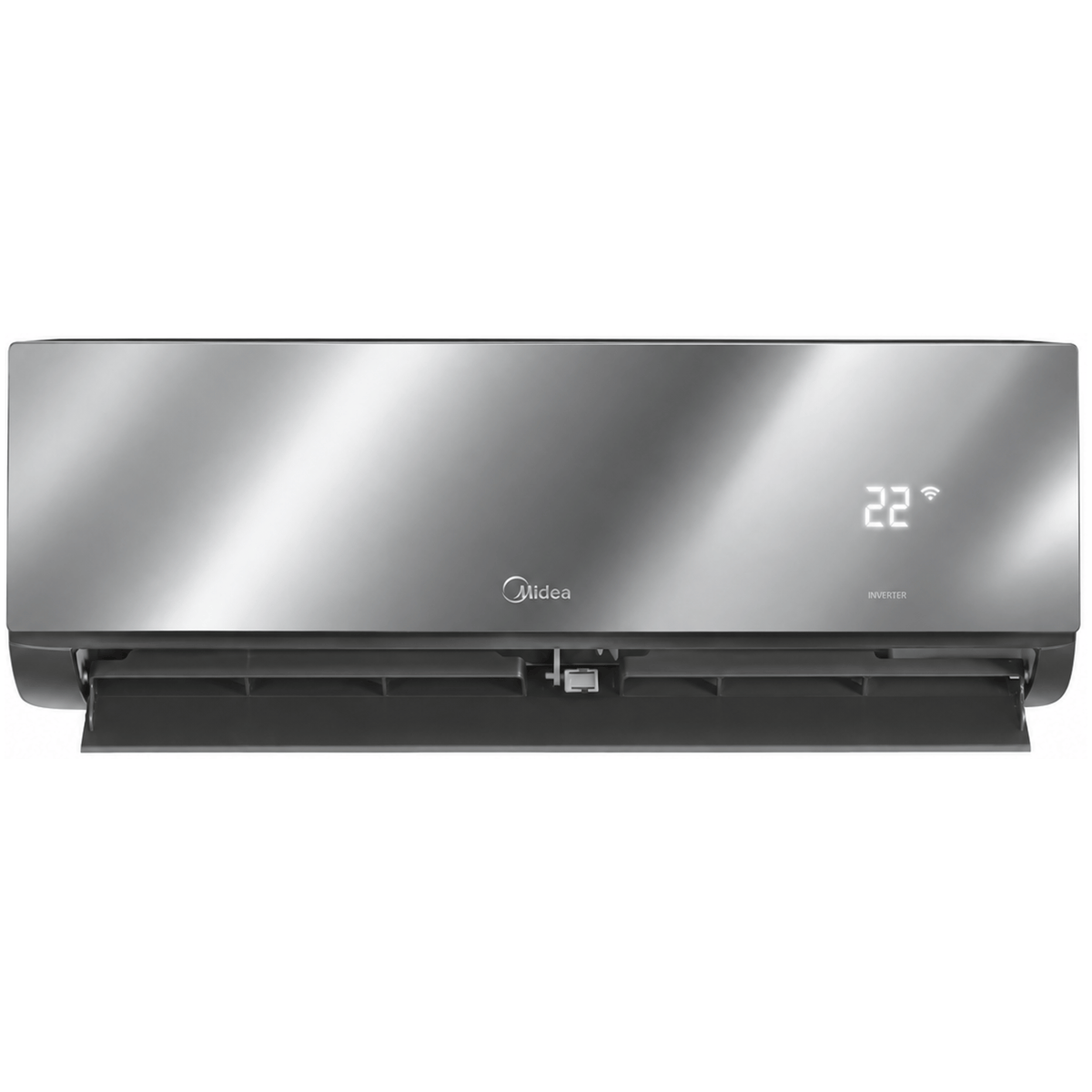 Ar-Condicionado Split Inverter 12000 BTUs Midea Xtreme Quente e Frio Prata Espelhado 220V