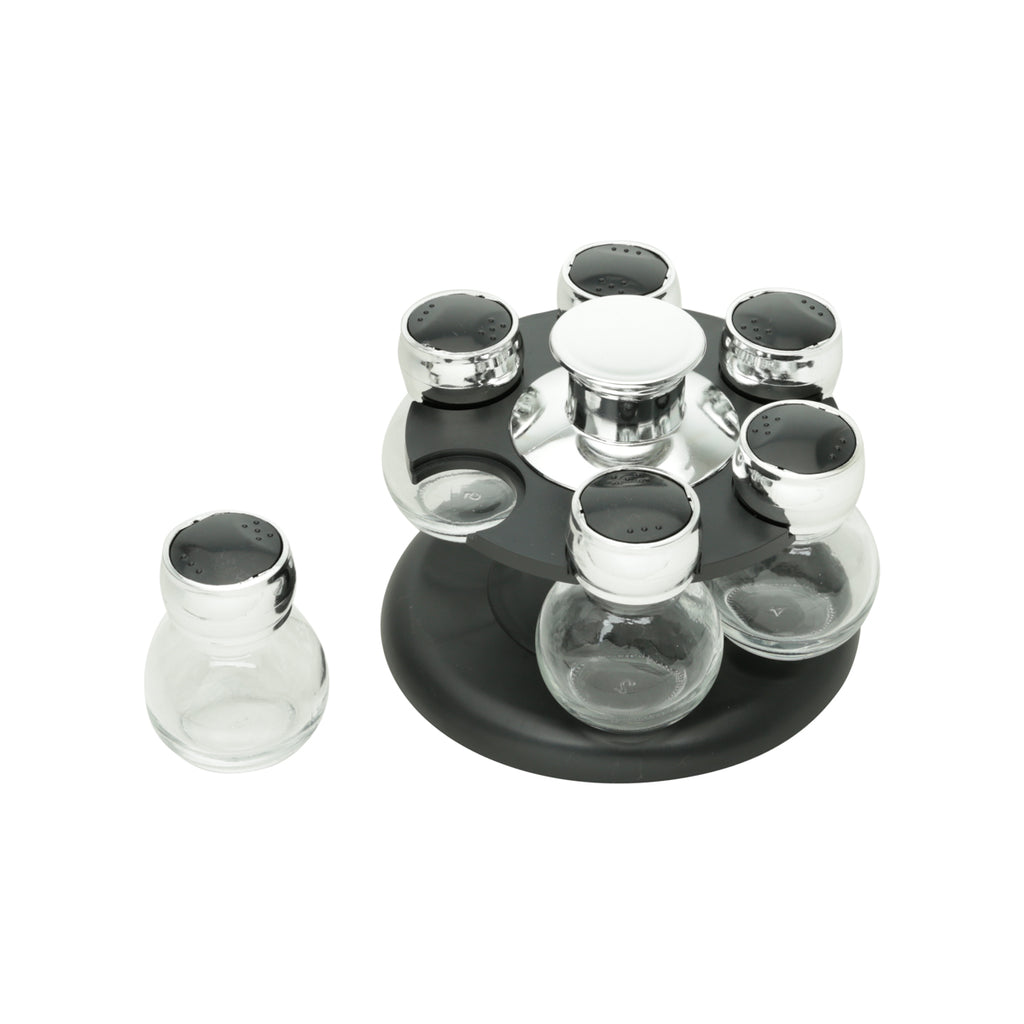Conjunto  Rojemac  de 7 Peças  para Temperos de Vidro