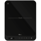 Cooktop Indução Portátil Fischer 1 Boca Mesa Vitrocerâmica Touch Screen Preto Bivolt