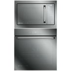 Kit Electrolux de Embutir Home Pro Forno Elétrico OE9XS 80L + Micro-ondas 34L ME3HP Espelhado 220V