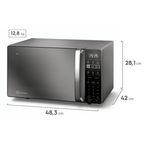 Micro-ondas Electrolux 29L Efficient ME29S Função Descongelamento Assistido Cinza Espelhado 220V