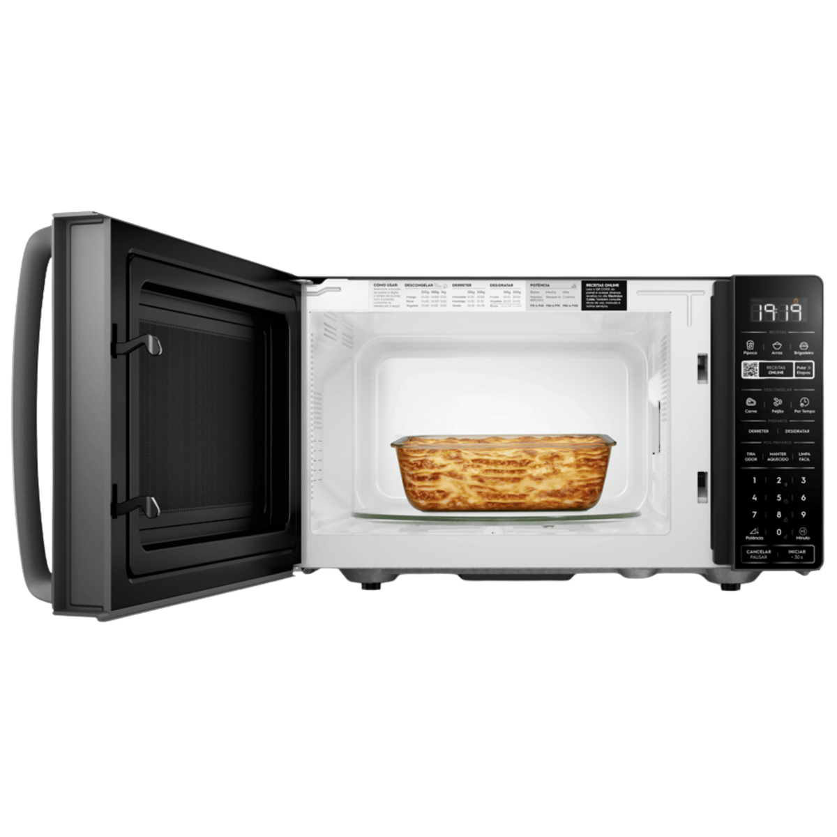Micro-ondas Electrolux 29L Efficient ME29S Função Descongelamento Assistido Cinza Espelhado 220V
