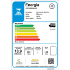 Frigobar Electrolux 122L Efficient EM120 com Controle de Temperatura -2ºC a 10ºC Branco 220V