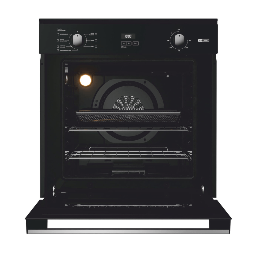 Kit Brastemp de Embutir Forno Elétrico 84L BOF84AE + Micro-ondas 32L BM146A Preto 220V