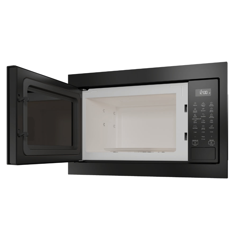 Kit Brastemp de Embutir Forno Elétrico 84L BOF84AE + Micro-ondas 32L BM146A Preto 220V