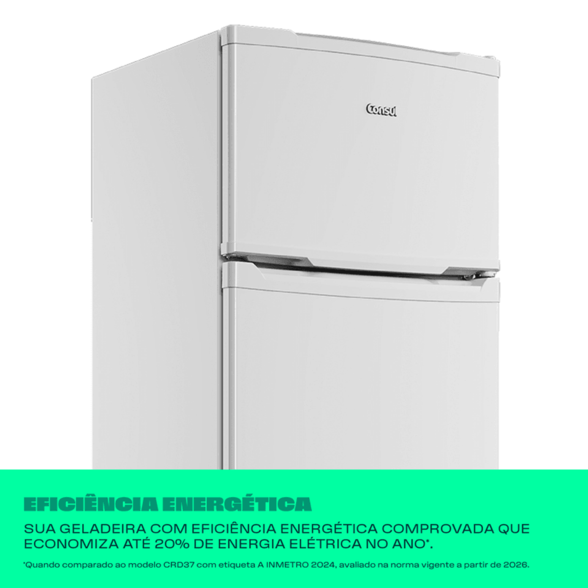 Refrigerador Consul 332L CRD37MB Duplex Cycle Defrost Branco 220V