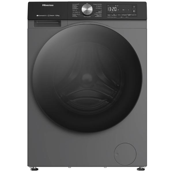 Lava e Seca Hisense 11kg Smart Wifi Inverter Titanium 220V