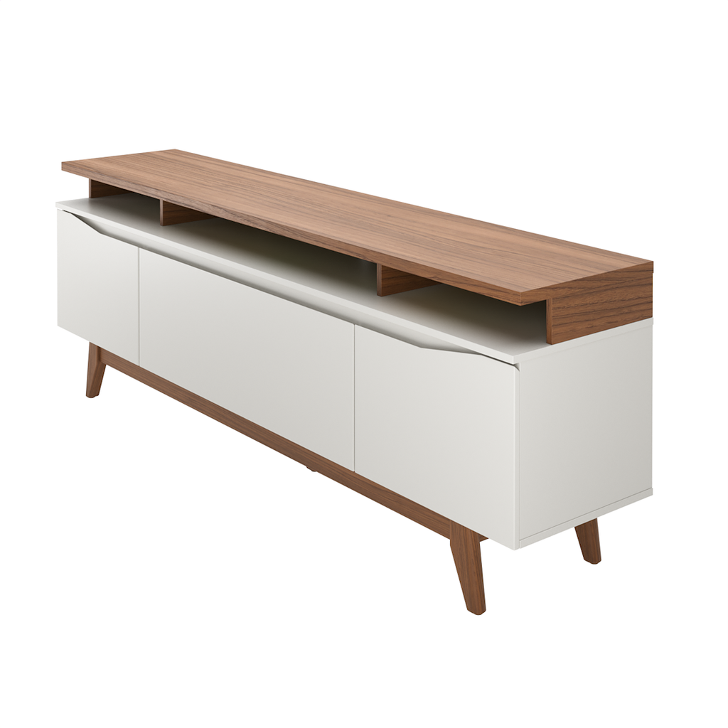 Rack Flynt St Província 184cm 3 Portas Off White e Canella