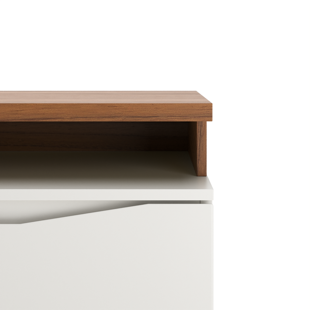 Rack Flynt St Província 184cm 3 Portas Off White e Canella