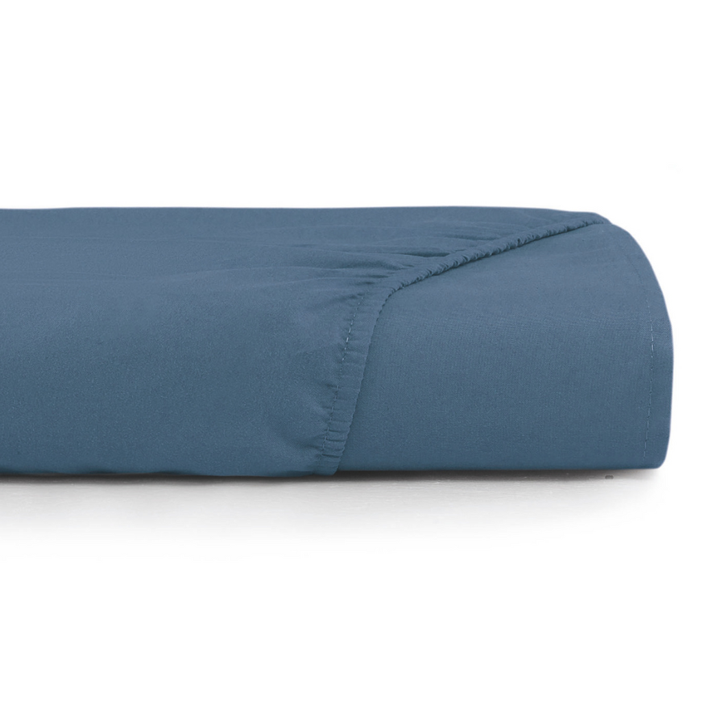 Lençol com Elástico King Altenburg Toque Acetinado 193x203cm Azul Dimensão