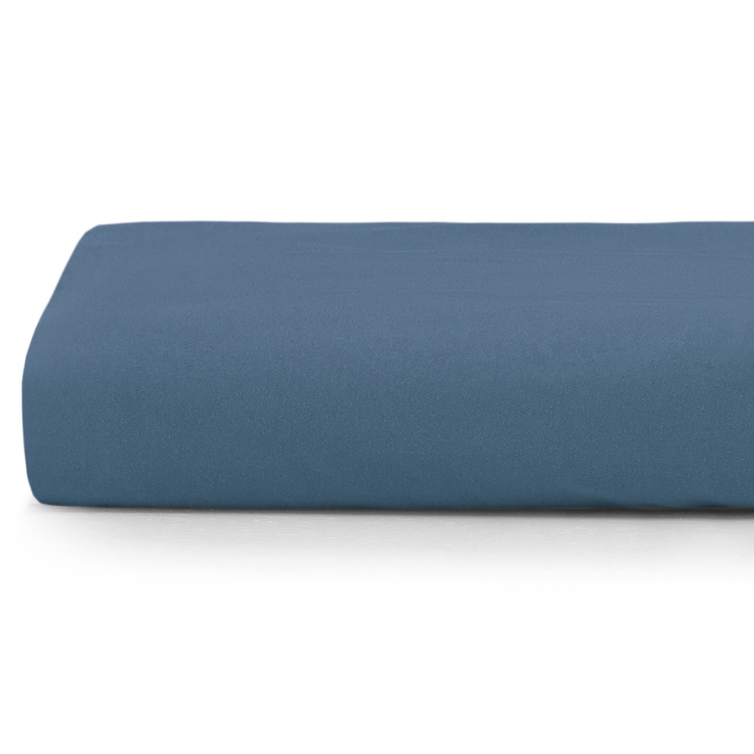 Lençol com Elástico King Altenburg Toque Acetinado 193x203cm Azul Dimensão