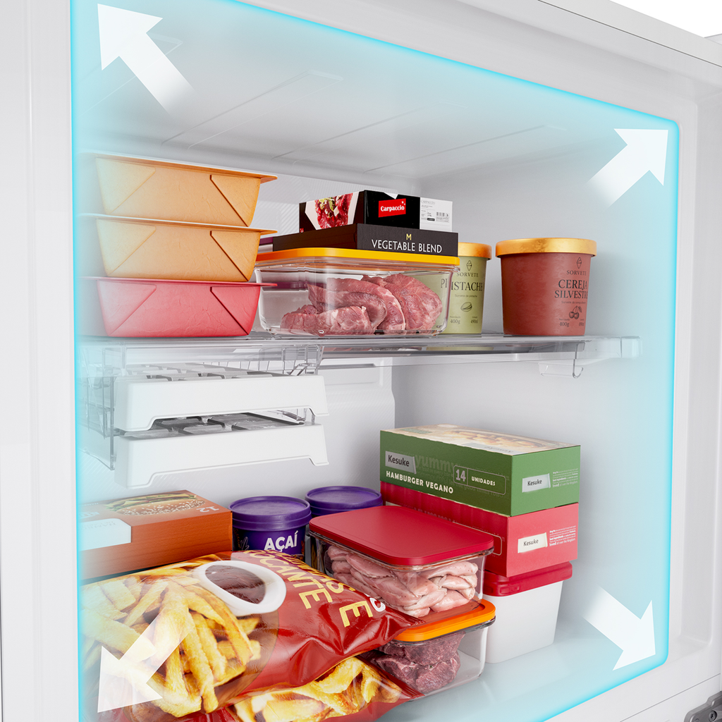 Refrigerador Brastemp 512L BRM62AB Duplex Inteligente B= Smart Branco Bivolt