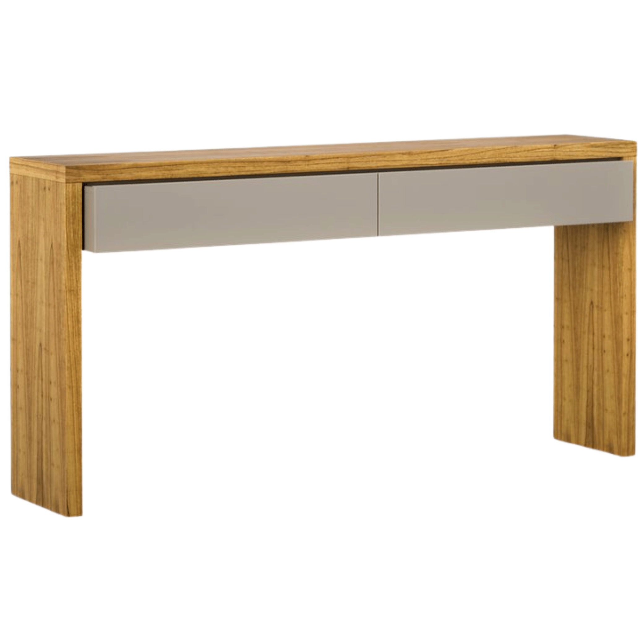 Aparador Nord Imcal 160cm 2 Gavetas 100% MDF Off White e Cinamomo