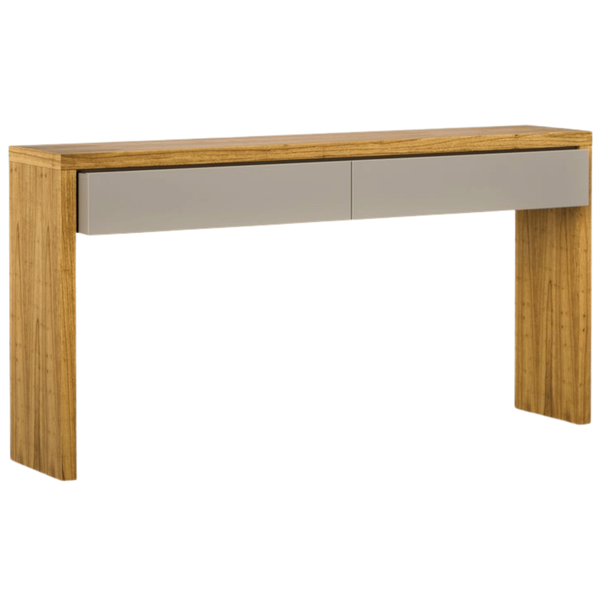 Aparador Nord Imcal 160cm 2 Gavetas 100% MDF Off White e Cinamomo