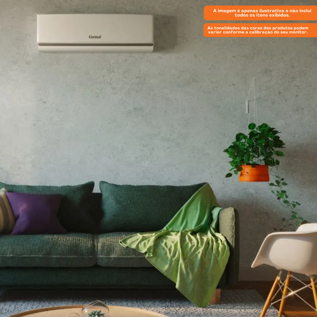Ar-Condicionado Split Consul Inverter 9000 BTUs Quente e Frio Bivolt