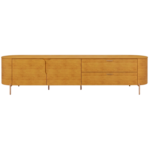 Rack Celine DJ Móveis 241cm 100% MDF Cedro
