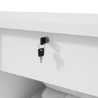 Cômoda Vedra 173cm Lopas 7 Gavetas 2 Portas Branco