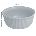 Bowl em Cerâmica Wellig Full-Fit 500ml Cinza