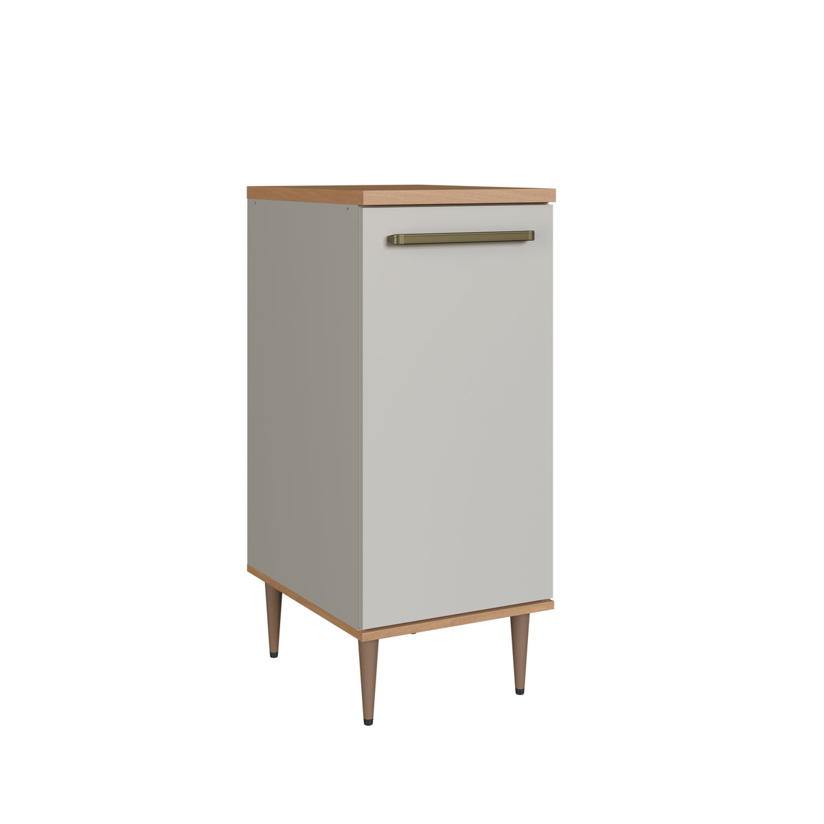 Armário Balcão de Cozinha Isabelle Delmarco 40cm 1 Porta com Tampo Freijó e Arenas