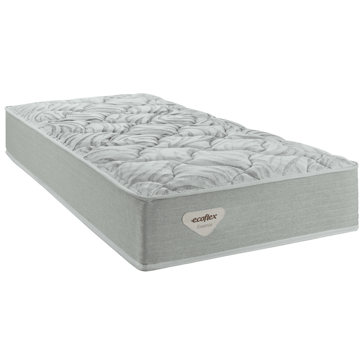 Colchão Luno Solteiro Ecoflex Molas Ensacadas PWS 88x188x28cm Prata