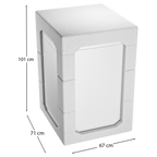 Lavadora de Roupas Consul 16Kg CWN16A Modo Eco Branco 220V