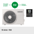 Ar-Condicionado Split Inverter Samsung 12000 BTUs WindFree AI Frio 220V