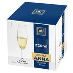 Jogo de 6 Taças para Champanhe Full-Fit em Cristal Ecológico 220ml